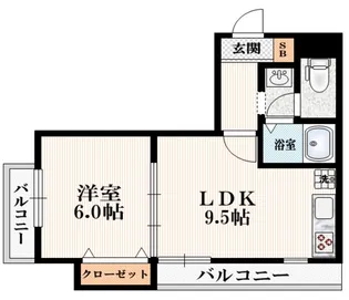 アーバンハイツ【2階】の間取り