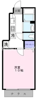 1Kの間取り画像