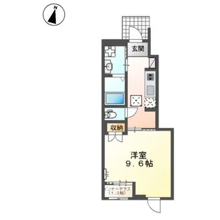 岡山県岡山市中区桑野【アパート】の間取り