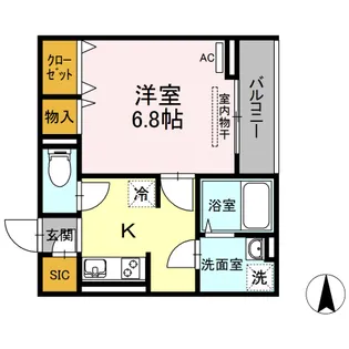 Prendre Simons【3階】の間取り