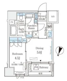 東京都千代田区鍛冶町2【マンション】の間取り