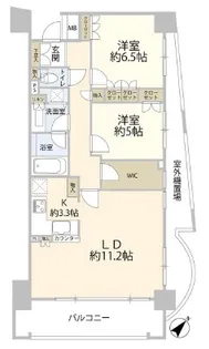 パーク・コート恵比寿ヒルトップレジデンス【8階】の間取り