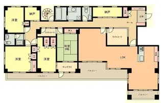 溝呂木ビル【0】【3階】の間取り