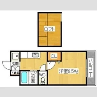 IBC白鷺【2階】の間取り