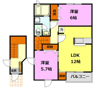 Good Impress A【2階】の間取り