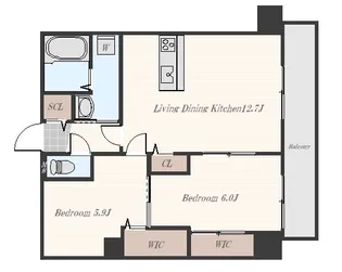 フォレストテラス【10階】の間取り