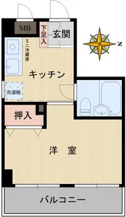 セブンスターハイツ千駄木【2階】の間取り