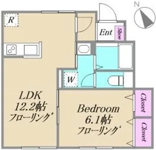 (仮)J・URBAN赤塚【1階】の間取り
