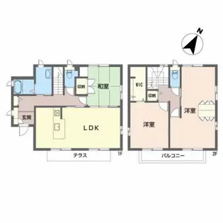 広島県広島市安芸区瀬野西5【一戸建】の間取り