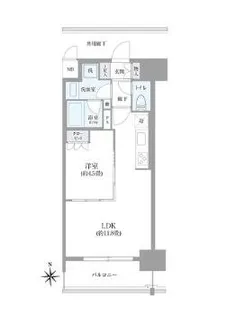 OKBアヴェニール菊井町【5階】の間取り