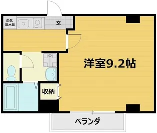 Belle・Forme平安【7階】の間取り