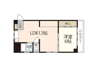 府中城ケ丘ビル【4階】の間取り