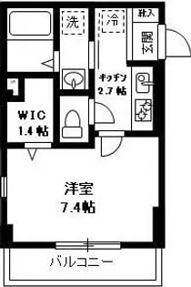 レラ武蔵新城【1階】の間取り