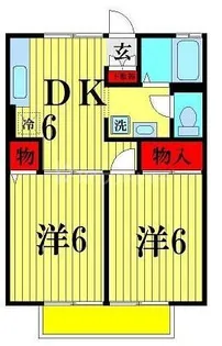 千葉県松戸市五香4【アパート】の間取り