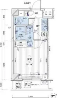 メインステージ府中中河原駅前【3階】の間取り