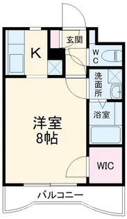 シャルム南流山弐番館【2階】の間取り