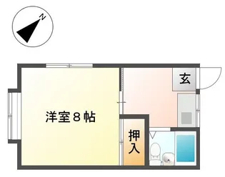 新潟県長岡市北山2【アパート】の間取り