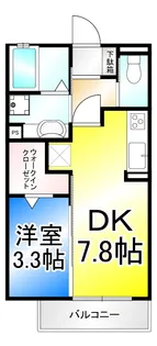 グリーンテラス長野駅東口【1階】の間取り