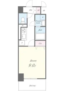 リバシィー浦和常盤【5階】の間取り