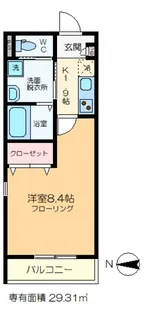 メゾン シュエット【1階】の間取り