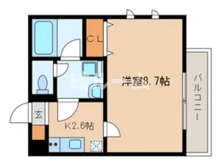 東京都板橋区中台1【マンション】の間取り