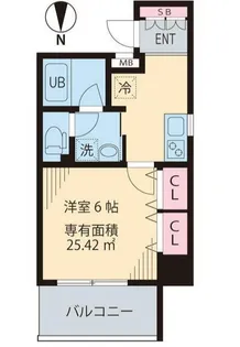 エクセルシティ戸田公園【2階】の間取り