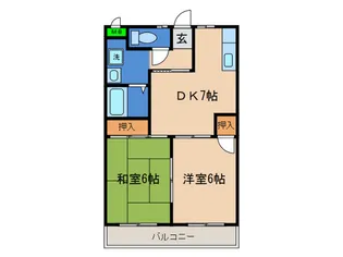 リアルM【3階】の間取り