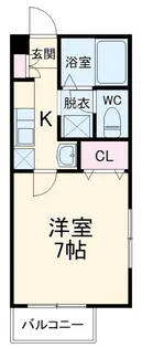 メゾン プランドール【1階】の間取り