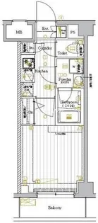 プレミアムキューブ大崎DEUX【3階】の間取り