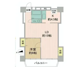 東京都江東区牡丹2【マンション】の間取り