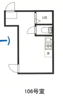 グラード中野【1階】の間取り