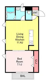 プリムヴェール南鳩ヶ谷【2階】の間取り