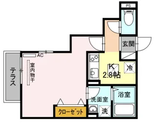 クレスタ【1階】の間取り