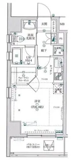 スパシエ国立矢川ステーションプラザ【3階】の間取り