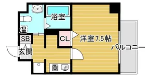ラ・フォーレ都島本通II【5階】の間取り