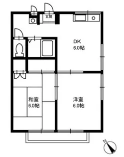 アネックスタウンD棟【2階】の間取り