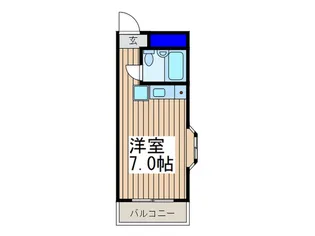 稲荷町マンション【2階】の間取り