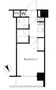 エクセリア桜上水【7階】の間取り