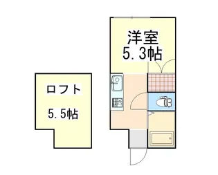 ロフト下妻【1階】の間取り