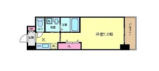 カスタリア京都西大路【11階】の間取り