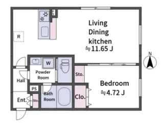 aLATO OyamaII【4階】の間取り