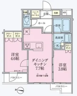 ARKMARK練馬【4階】の間取り