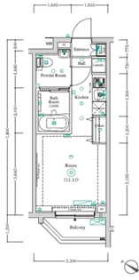 アンベリール中野鷺ノ宮【1階】の間取り