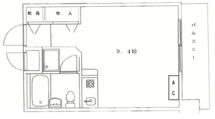 シャルマン中野坂上【2階】の間取り