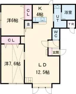 キャンディA【2階】の間取り
