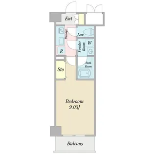 ウイングコート深沢【2階】の間取り