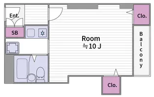 トーエイマンション【4階】の間取り