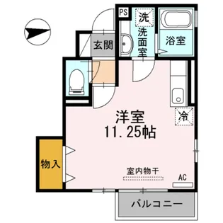 ベルモック稲城【1階】の間取り
