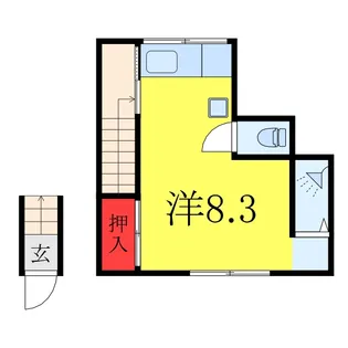 永石ハウス【2階】の間取り