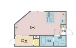 MIREA浮間舟渡【1階】の間取り